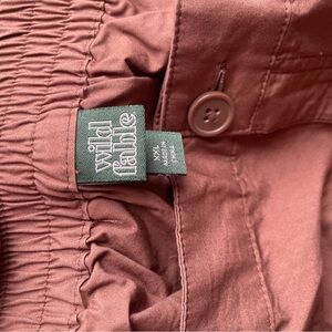 Wild Fable mauve Buttoned Trousers